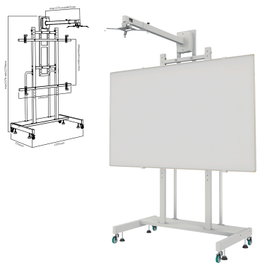 Approx APPIBSTD Soporte para Pizarra Interactiva 80-120 pulg. con Proyector